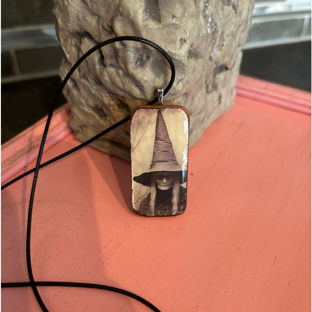 Old witch pendant